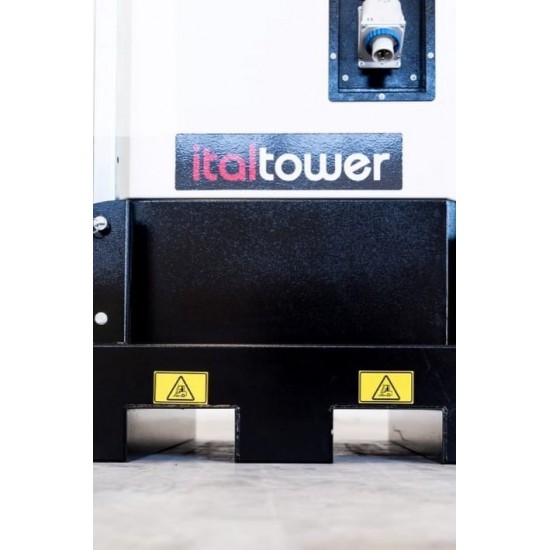 ITALTOWER LIGHTING TOWER WITH MANUAL LIFTING SYSTEM BASETOWER UP TO 8.5M - ILLUMATED AREA UP TO 9300 SQM - Kapountalis