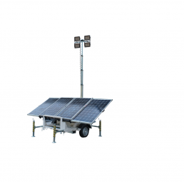 ITALTOWER SOLAR LIGHTING TOWER WITH MANUAL LIFTING SYSTEM FULL SOLAR UP TO 7M - ILLUMATED AREA UP TO 3000 SQM