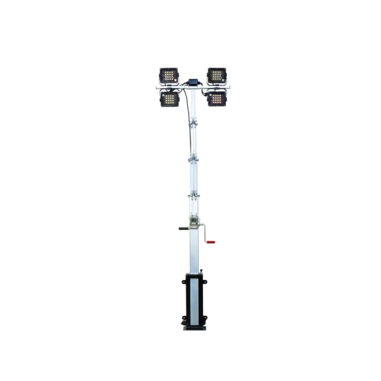 ITALTOWER LIGHTING TOWER WITH MANUAL LIFTING SYSTEM KT UP TO 5.5M - ILLUMATED AREA UP TO 3000 SQM - Kapountalis