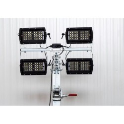 ITALTOWER LIGHTING TOWER WITH MANUAL LIFTING SYSTEM KT UP TO 5.5M - ILLUMATED AREA UP TO 3000 SQM