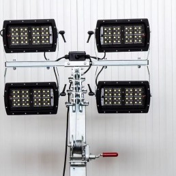 ITALTOWER LIGHTING TOWER WITH MANUAL LIFTING SYSTEM KT UP TO 5.5M - ILLUMATED AREA UP TO 3000 SQM