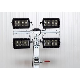 ITALTOWER LIGHTING TOWER WITH MANUAL LIFTING SYSTEM KT UP TO 5.5M - ILLUMATED AREA UP TO 3000 SQM