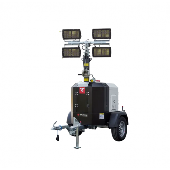 ITALTOWER LIGHTING TOWER WITH POWER GENERATOR & MANUAL LIFTING SYSTEM MANTIS PRO UP TO 7M ILLUMINATED AREA 7000SQM - Kapountalis