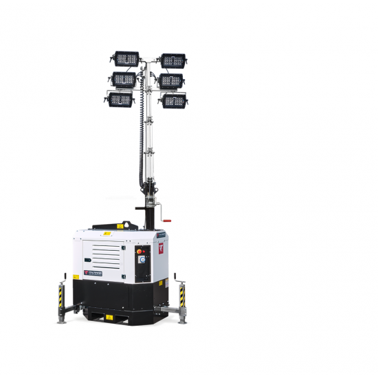 ITALTOWER LIGHTING TOWER WITH POWER GENERATOR & MANUAL LIFTING SYSTEM SITE AIR UP TO 7M ILLUMINATED AREA 7000 SQM ITALTOWER LIGHTING TOWER WITH POWER GENERATOR & MANUAL LIFTING SYSTEM SITE AIR UP TO 7M ILLUMINATED AREA 7000 SQM - Kapountalis