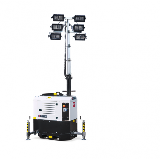 ITALTOWER LIGHTING TOWER WITH POWER GENERATOR & HYDRAULIC LIFTING SYSTEM PRO SKID UP TO 7M ILLUMINATED AREA 7000 SQM - Kapountalis