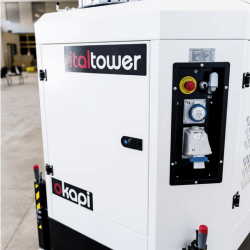 ITALTOWER LIGHTING TOWER WITH POWER GENERATOR & HYDRAULIC LIFTING SYSTEM OKAPI EVO UP TO 8.5M ILLUMINATED AREA 4300 SQM