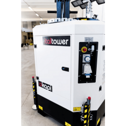 ITALTOWER LIGHTING TOWER WITH POWER GENERATOR & HYDRAULIC LIFTING SYSTEM OKAPI EVO UP TO 8.5M ILLUMINATED AREA 4300 SQM