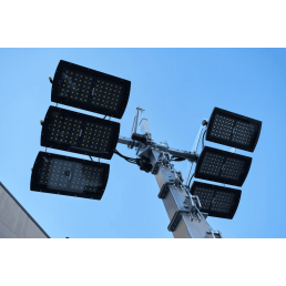 ITALTOWER LIGHTING TOWER WITH POWER GENERATOR & HYDRAULIC LIFTING SYSTEM  OKAPI MINE  UP TO 8.5M ILLUMINATED AREA 13200 SQM