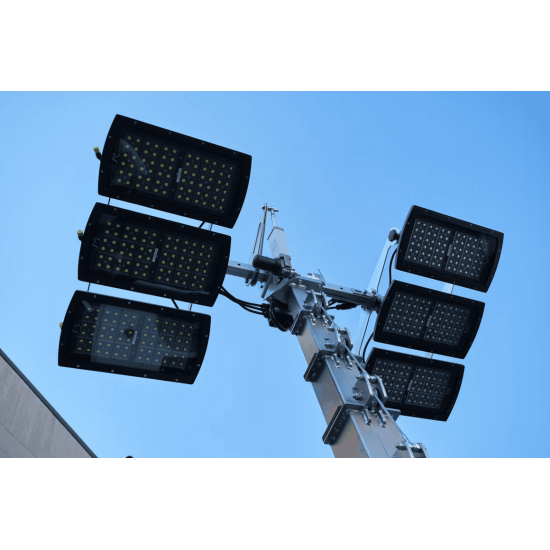 ITALTOWER LIGHTING TOWER WITH POWER GENERATOR & HYDRAULIC LIFTING SYSTEM OKAPI MINE UP TO 8.5M ILLUMINATED AREA 13200 SQM - Kapountalis
