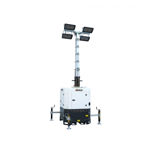 ITALTOWER LIGHTING TOWER WITH POWER GENERATOR & HYDRAULIC LIFTING SYSTEM OKAPI PRO UP TO 8.5M ILLUMINATED AREA 9300SQM - Kapountalis