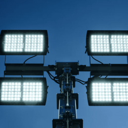 ITALTOWER LIGHTING TOWER WITH POWER GENERATOR & HYDRAULIC LIFTING SYSTEM OKAPI PRO UP TO 8.5M ILLUMINATED AREA 9300SQM