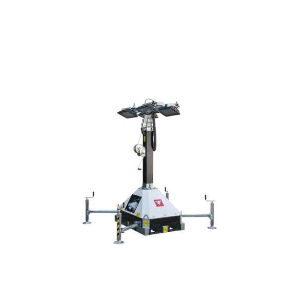 ITALTOWER LIGHTING TOWER WITH MANUAL LIFTING SYSTEM ORUS UP TO 9M - ILLUMATED AREA UP TO 9300 SQM - Kapountalis