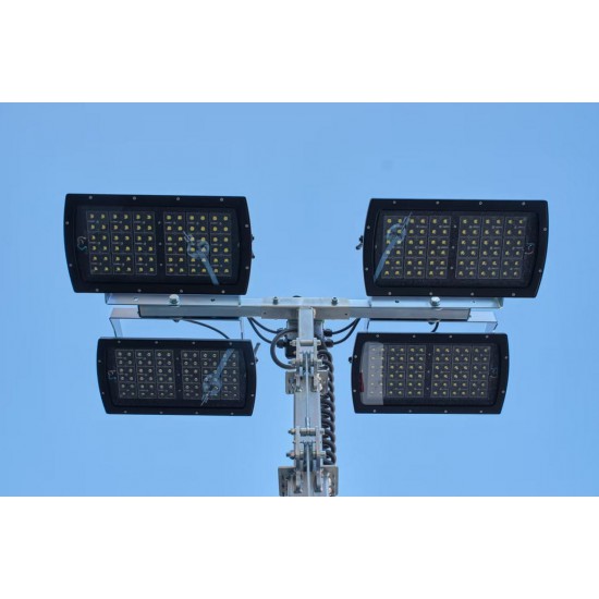ITALTOWER LIGHTING TOWER WITH MANUAL LIFTING SYSTEM ORUS UP TO 9M - ILLUMATED AREA UP TO 9300 SQM - Kapountalis