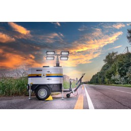 ITALTOWER LIGHTING TOWER WITH POWER GENERATOR & HYDRAULIC LIFTING SYSTEM POLAR UP TO 8.5M ILLUMINATED AREA 9300SQM