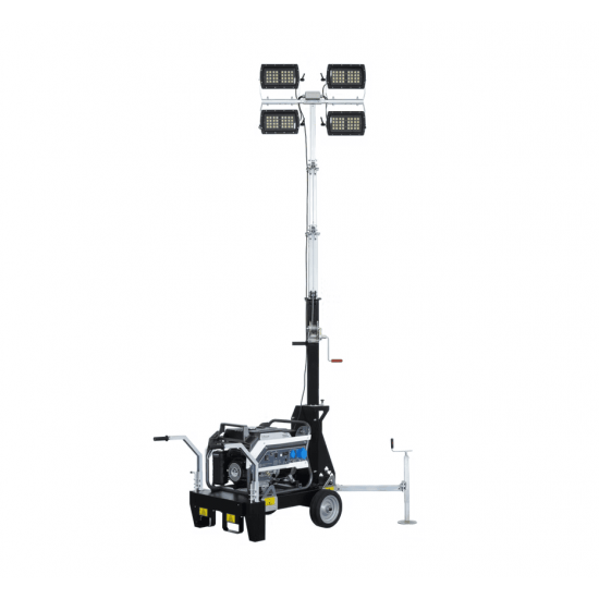 ITALTOWER LIGHTING TOWER WITH POWER GENERATOR & MANUAL LIFTING SYSTEM PEGASO UP TO 5.5M ILLUMINATED AREA 7000 SQM - Kapountalis
