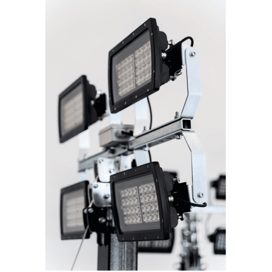 ITALTOWER LIGHTING TOWER WITH POWER GENERATOR & MANUAL LIFTING SYSTEM PEGASO UP TO 5.5M ILLUMINATED AREA 7000 SQM - Kapountalis