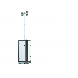 ITALTOWER LIGHTING TOWER FOR EMERGENCY SITUATIONS WITH MANUAL LIFTING SYSTEM SHIELD 5.5M 3000SQM
