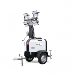 ITALTOWER LIGHTING TOWER WITH POWER GENERATOR & MANUAL LIFTING SYSTEM SITE AIR UP TO 5,5M ILLUMINATED AREA 7000 SQM