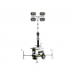 ITALTOWER LIGHTING TOWER WITH MANUAL LIFTING SYSTEM TOWERLOOP UP TO 7M - ILLUMATED AREA UP TO 4700 SQM - Kapountalis