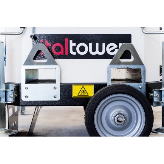 ITALTOWER LIGHTING TOWER WITH MANUAL LIFTING SYSTEM TOWERLOOP UP TO 7M - ILLUMATED AREA UP TO 4700 SQM - Kapountalis