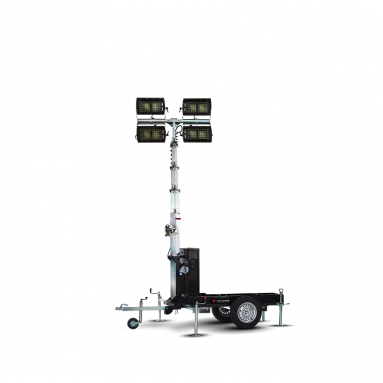 ITALTOWER LIGHTING TOWER WITH MANUAL LIFTING SYSTEM URAN UP TO 7M - ILLUMATED AREA UP TO 9300 SQM - Kapountalis