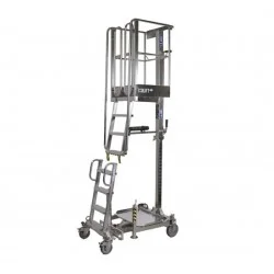IXOLIFT X400 INOX ATEX ανυψωτικό ατόμων ΡΥΘΜΙΖΟΜΕΝΗ ΠΛΑΤΦΟΡΜΑ ΕΡΓΑΣΙΑΣ για 3974 mm ύψος εργασίας 