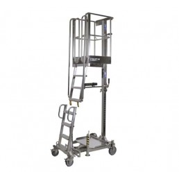 IXOLIFT X400 INOX ATEX ανυψωτικό ατόμων ΡΥΘΜΙΖΟΜΕΝΗ ΠΛΑΤΦΟΡΜΑ ΕΡΓΑΣΙΑΣ για 3974 mm ύψος εργασίας 