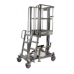 IXOLIFT X400 INOX ATEX ανυψωτικό ατόμων ΡΥΘΜΙΖΟΜΕΝΗ ΠΛΑΤΦΟΡΜΑ ΕΡΓΑΣΙΑΣ για 3974 mm ύψος εργασίας 