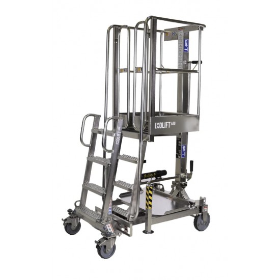 IXOLIFT X400 ATEX INOX ADJUSTABLE WORK PLATFORM for 3974 mm working height - Kapountalis