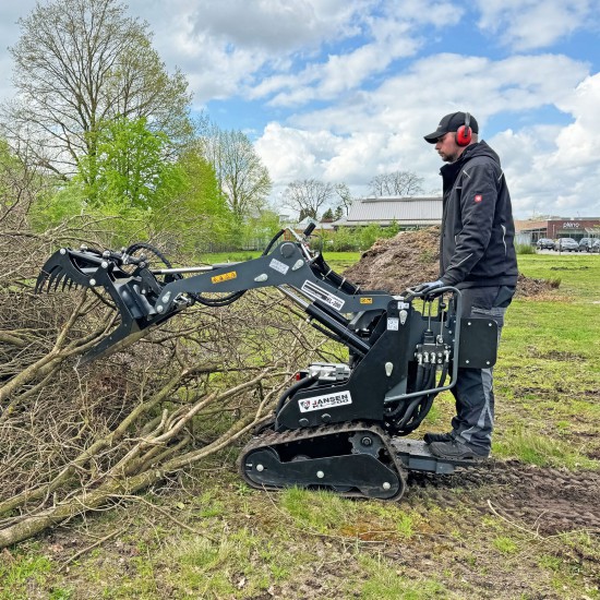 JANSEN GRAPPLE BUCKET FOR COMPACT LOADER KL-200 - Kapountalis