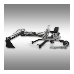 JANSEN Mini excavator MB-360°, with petrol engine 10 HP, 306cc