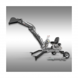 JANSEN Mini excavator MB-360°, with petrol engine 10 HP, 306cc