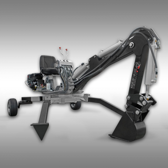 JANSEN Mini excavator MB-360°, with petrol engine 10 HP, 306cc JANSEN Mini excavator MB-360°, with petrol engine 10 HP, 306cc - Kapountalis
