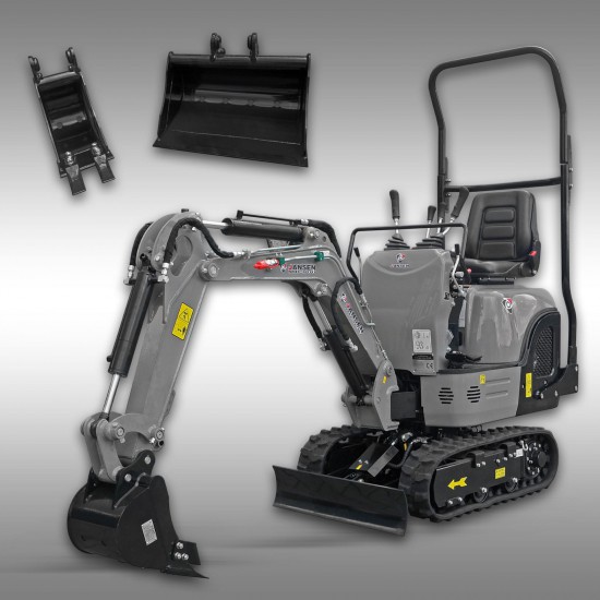 JANSEN Mini excavator Jansen MB-800, petrol engine 130kg UP TO 145kg - Kapountalis