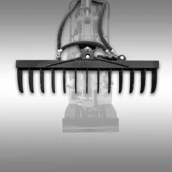  JANSEN HYDRAYLICALLY SWIVELING RAKE FOR MB-800 