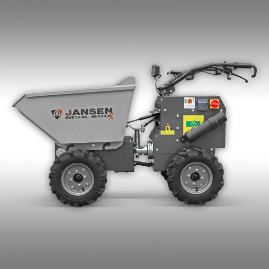 JANSEN Electric mini dumper MSK-800X, 4x4, four-wheel drive 400KG JANSEN Electric mini dumper MSK-800X, 4x4, four-wheel drive 400KG - Kapountalis