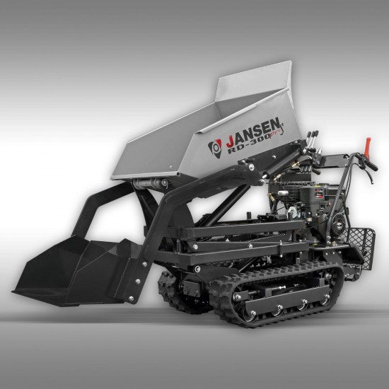 JANSEN TRACKED DUMPER WITH HYDRAULIC SKIP & DUMPING SYSTEM WITH BUCKET RD-300proS 500kg - Kapountalis