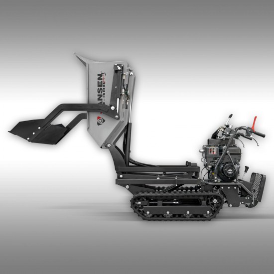 JANSEN TRACKED DUMPER WITH HYDRAULIC SKIP & DUMPING SYSTEM WITH BUCKET RD-300proS 500kg - Kapountalis
