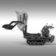 JANSEN TRACKED DUMPER WITH HYDRAULIC SKIP & DUMPING SYSTEM WITH BUCKET RD-300proS 500kg - Kapountalis