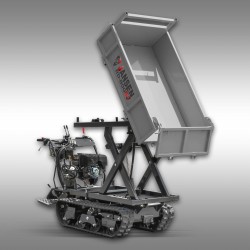 JANSEN CRAWLER TRANSPORTER WITH HYDRAULIC TIPPING & LIFT RD-800pro 1000KG 