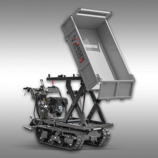 JANSEN CRAWLER TRANSPORTER WITH HYDRAULIC TIPPING & LIFT RD-800pro 1000KG - Kapountalis