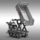JANSEN CRAWLER TRANSPORTER WITH HYDRAULIC TIPPING & LIFT RD-800pro 1000KG - Kapountalis
