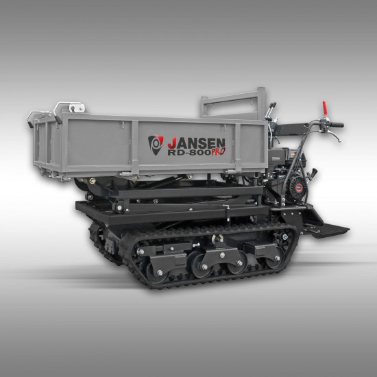 JANSEN CRAWLER TRANSPORTER WITH HYDRAULIC TIPPING & LIFT RD-800pro 1000KG - Kapountalis