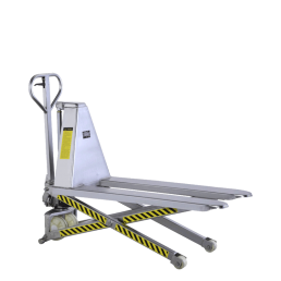 ΑΝΟΞΕΙΔΩΤΟ ΨΑΛΙΔΩΤΟ ΠΑΛΕΤΟΦΟΡΟ 1000KG,800MM ΑΝΥΨΩΣΗ