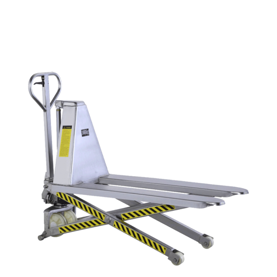 STAINLESS STEEL SCISSOR LIFT PALLET TRUCK 1000KG,800MM STROKE STAINLESS STEEL SCISSOR LIFT PALLET TRUCK 1000KG,800MM STROKE - Kapountalis