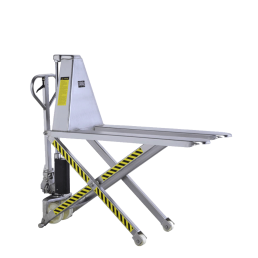 ΑΝΟΞΕΙΔΩΤΟ ΨΑΛΙΔΩΤΟ ΠΑΛΕΤΟΦΟΡΟ 1000KG,800MM ΑΝΥΨΩΣΗ