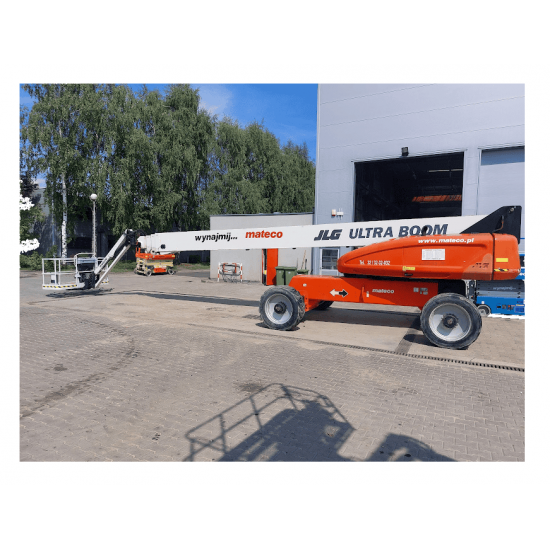 Telescopic Self-Propelled Boom Lift Diesel JLG 1350SJP up to 43.2m - 230kg (MOD 2014) | Available for rental - Kapountalis