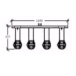 KSF GL-4H | Glass Cradle Attachment 250 kg KSF GL-4H | Glass Cradle Attachment 250 kg
