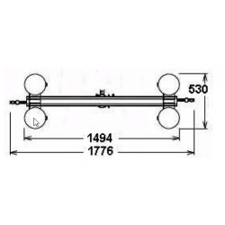 Αντάπτορας για τζάμια CA500 180kg