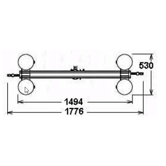 Glass adapter CA500 180kg Glass adapter CA500 180kg - Kapountalis